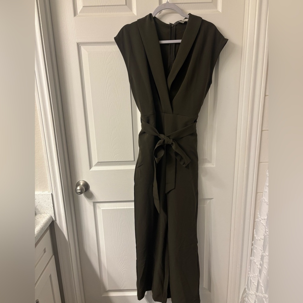 Dress Forum Olive Midi Dress with Tie Waist